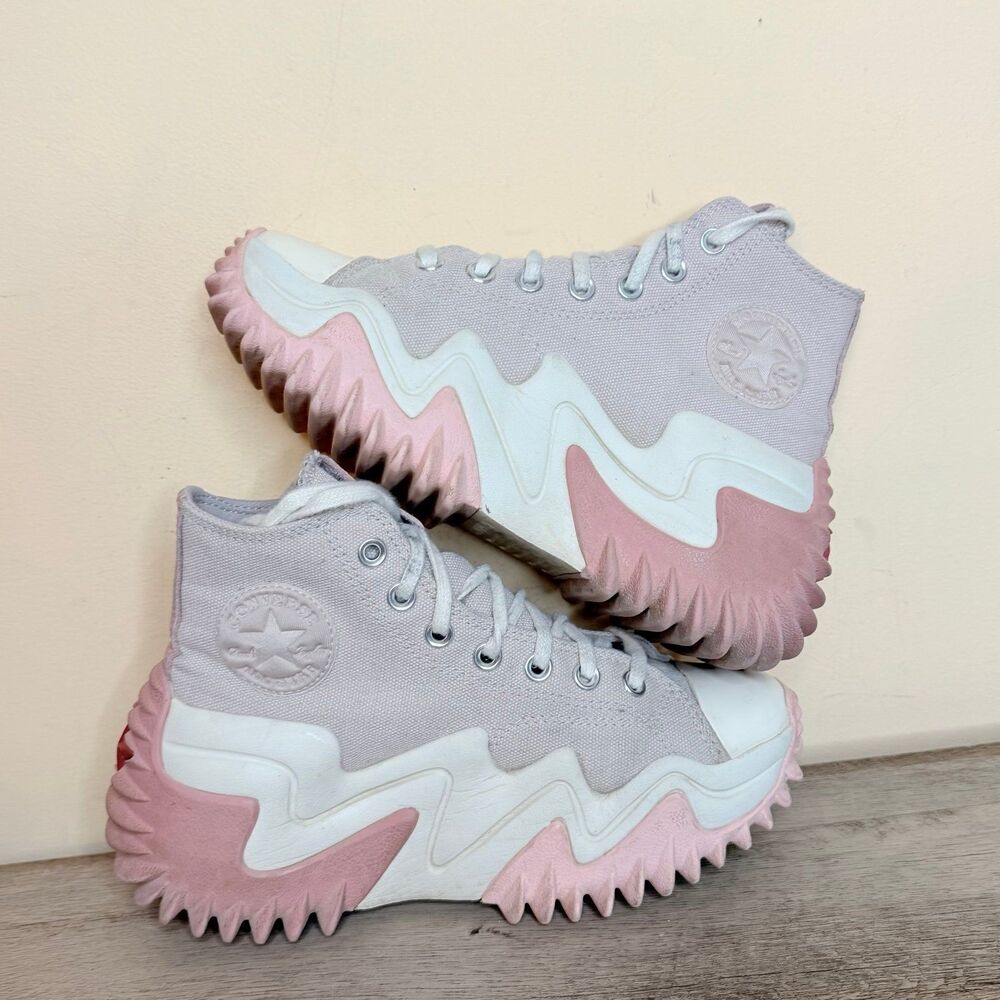 Converse Run Star Motion Platform High Stone Mauve women’s 7.5 shoes